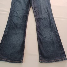 Lucky Brand Dungaree 82ZG050 Women's Blue Cotton Blend Denim Bootcut Jeans 12/31 image 8