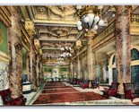 Marble Lobby Hotel Alexandria Los Angeles California CA UNP DB Postcard W16 - £3.91 GBP