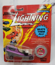 Johnny Lightning 1993 Movin' Van Purple 1/64 Diecast Mint on Card - $5.93