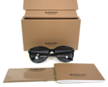 Burberry Sunglasses B4216 3001/8G Black Brown Nova Check with Gray Lenses - $121.33