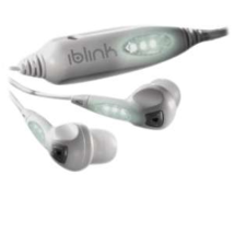 iBlink WLW1 Earbuds - Noise Isolation, 3.5mm Jack, LED Light (White) - W... - $5.99