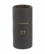 CRAFTSMAN Deep Impact Socket, Metric, 1/2-Inch Drive, 27mm (CMMT16087) - $31.28 CAD