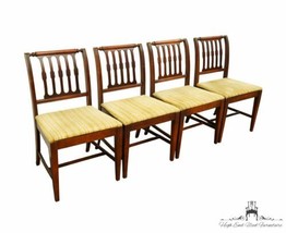 Set of 4 VINTAGE ANTIQUE Solid Cherry Traditional Duncan Phyfe Style Dining S... - £1,365.18 GBP