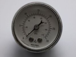 Marsh Instruments 161062 Pressure Gauge 0-30Psi 1/4" NPT - $18.30