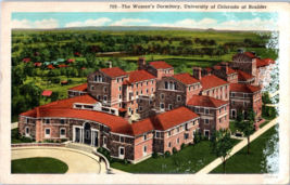 The Womens Dormitory University of Colorado at Boulder Colorado Postcard - £5.55 GBP