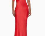 Amanda Uprichard Elroy Silk Maxi Dress Crimson - $200.00