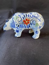 very rare antique 1800 s Dutch Delft Figurine hippopotamus. Marked Bottom - £159.87 GBP