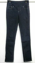 Jag J EAN S Women&#39;s Slim Leg (2) W29 L32 Pull On Dark Blue Stretch J EAN S Worn Once - $24.29