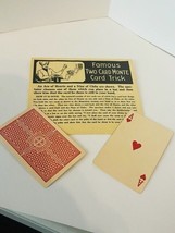 Magician toy Magic Shop Trick 1940s Whitman Publishing Mystic Two 2 Card... - $39.55