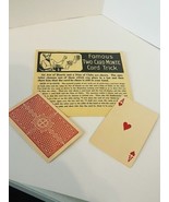 Magician toy Magic Shop Trick 1940s Whitman Publishing Mystic Two 2 Card... - £31.11 GBP
