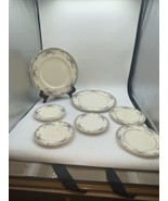 Royal Doulton The Romance Collection Juliet 2 Dinner Plates, 3 Saucers 2... - £20.70 GBP