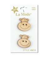 3 Packages - LaMode Monkeys Face 1&quot; (25MM) Buttons - 3 Packages (49212) ... - £7.71 GBP