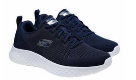 GENUINE SKECHERS SIZE 13 NAVY BLUE MEMORY FOAM LITE AIR-COOLED MENS SNEAKER - $44.45