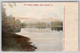 Sioux Rapids Iowa The Wagon Bridge Postcard A27 - £10.35 GBP