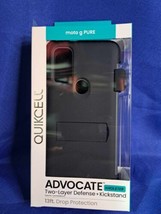 Quikcell Advocate + Holster For Moto G PURE - $16.82
