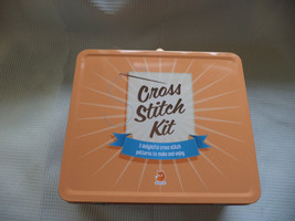 Smart Fox Cross Stitch Kit Tin Eveything You Need For Cross Stitching In... - $12.58