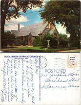 Massachusetts West Harwich Holy Trinity Catholic Church Posted 1961 VTG Postcard - £7.41 GBP