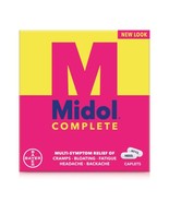 READ (3 Box) Midol Complete Pain Relief Cramps Bloating Fatigue 24 Caple... - €15,28 EUR