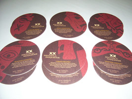 12 Dos Equis XX Coasters 2 sets of 6 Most Interesting Man Promo Halloween Mask - £6.08 GBP