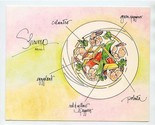 Stouffer&#39;s Hotels &amp; Resorts Menu &amp; Wine List Shrimp Salad Cover  - £13.93 GBP