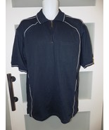 Huski Navy W/White Trim Polo Shirt Size XL Mens - $19.58