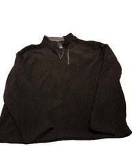 Free Country Men’s XL Black Fleece Pullover Sweatshirt Warm Winter Casua... - $14.80