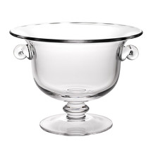 11 Mouth Blown Crystal European Made Trophy Centerpiece  Fruit Or Punch ... - £162.12 GBP