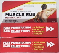 2 Natureplex Extra Strength Muscle Rub Pain Relieving Gel 2.5%Menthol - $9.49