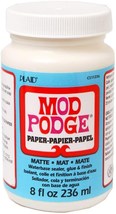 Mod Podge 8 oz Paper Matte Waterbase Sealer, Glue and Finish, Clear - £13.70 GBP+