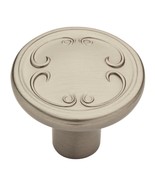 Brainerd 1-1/8&quot; Vignette Round Cabinet Knob / Satin Nickel P17891W-SN-CP... - $1.49