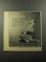 1956 Georges Briard Royal Copenhagen Porcelain Ad - Danish Daredevil - £14.74 GBP