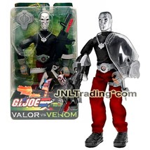 Year 2003 GI JOE Real American Hero Valor vs Venom Series 12 Inch Figure... - £67.93 GBP
