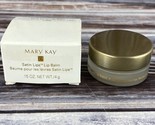 Hard to Find Mary Kay Satin Lips Lip Balm in Glass Jar Full Size - New I... - $33.85