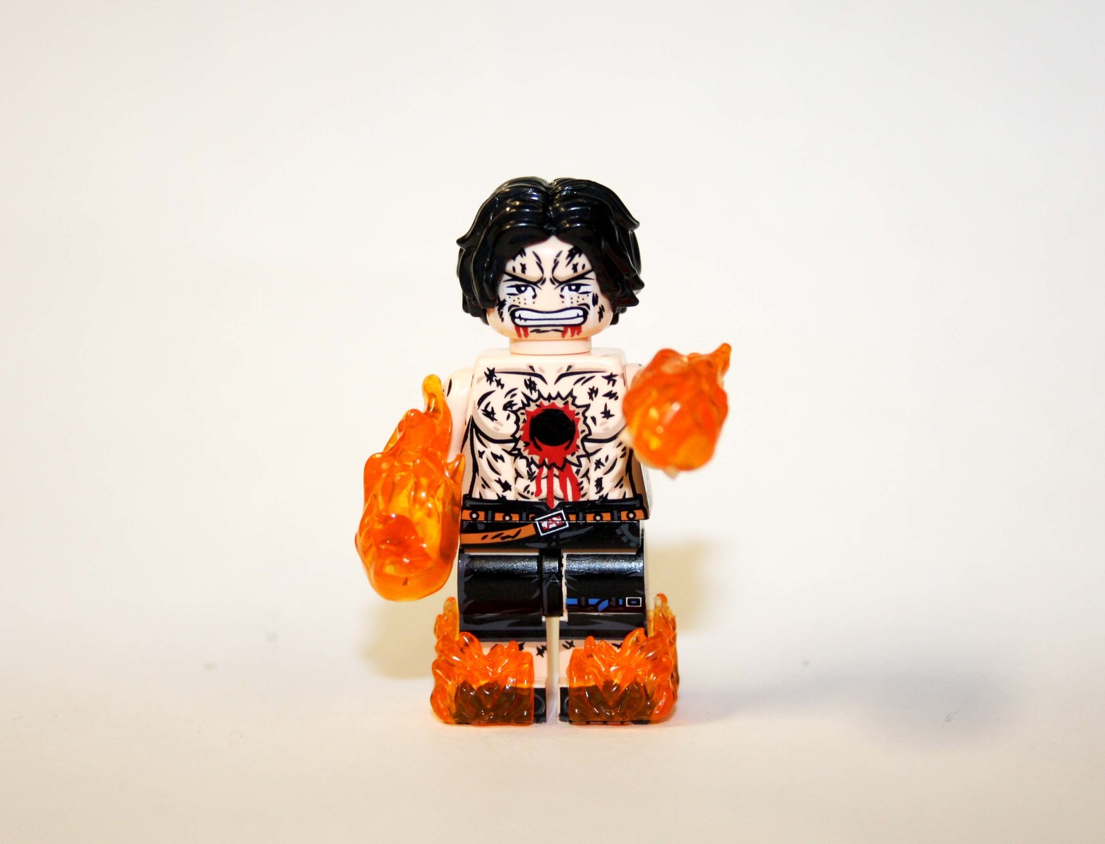 Building Portgas D. Ace Chest Hole One Piece Cartoon Tv Show Anime Minif... - $7.25