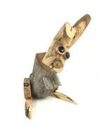 Genuine Woodstack Jack Rabbit Wood Carving / Sculpture 7&quot; Tall - £31.37 GBP