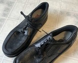 SAS Men&#39;s Black Textured Leather Comfort Sport Oxfords Shoes Size 14 1/2 S - £44.55 GBP