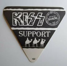 KISS Hot In The Shade Cloth Fabric Backstage Pass Original Hard Rock 1990 Black - £18.07 GBP