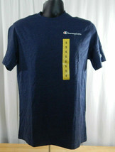 Champion Athleticwear Crew Neck Short Sleeve Tee-Shirt, Color: Navy, Siz... - $17.81