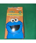 Sesame Street Colors, Shapes,&amp;more 36 Flash Cards - £3.04 GBP