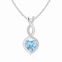 Authenticity Guarantee

ANGARA 0.79Ct Aquamarine Infinity Heart Pendant with ... - £425.12 GBP