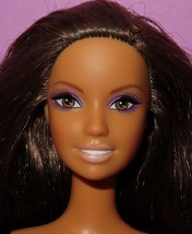 Barbie Hispanic Mattel Fashion Fever Glam Brunette Nude Loose for OOAK or Play - £14.37 GBP