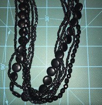 Premier Designs Jewelry Hook  Black Essence Necklace Fast Shipping - $14.85