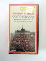 Bernstein in Berlin Ode to Freedom Beethoven Symphony 9 VHS Tape Sealed - £9.32 GBP