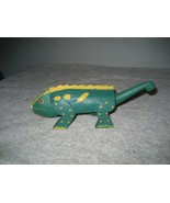 Vintage Komodo Dragon Lizard Dinosaur wood bobble head toy Rare - £17.98 GBP