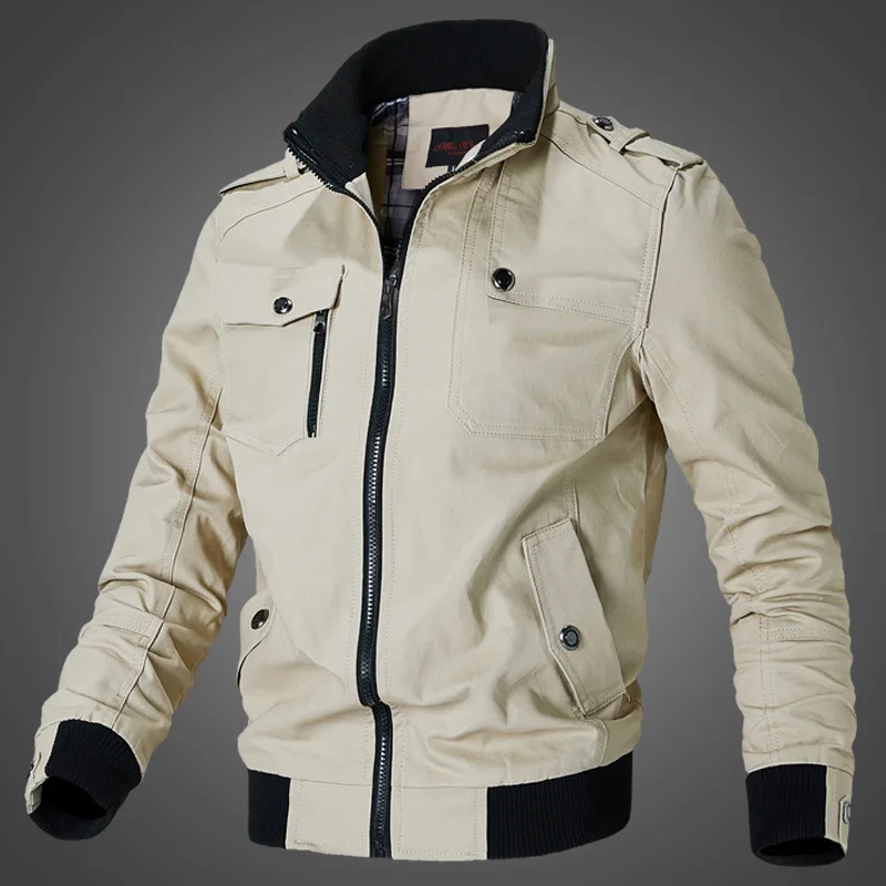  Autumn Winter New Korean Version Casual Jacket Stand Collar Cotton Thickened Wa - £99.69 GBP