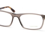 NEW TOM FORD TF5295 020 Gray Eyeglasses Frame 56-17-145mm B38mm Italy - £134.38 GBP