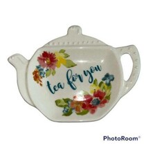 Pioneer Woman Teabag Holder Rest Tea for You Wildflower Whimsy New Tea B... - €10,28 EUR
