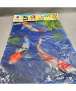 Koi Pond 12&quot; x 8&quot; Garden Flag #51477 Premier Designs Gold Fish Sea Creat... - $12.49