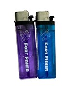 Touchlite Fort Fisher NC Disposable Lighter Bundle Of 2 New Blue And Purple - $15.00