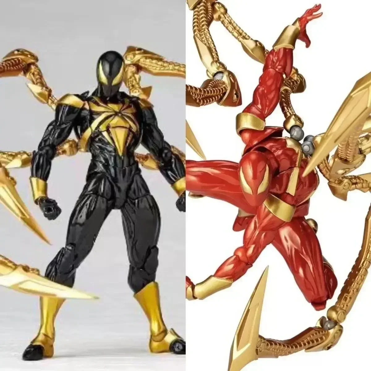 New Marvel Iron Spider-man Venom Action Figurine Amazing Yamaguchi Anima... - £36.67 GBP+